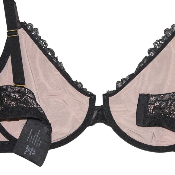 Wacoal Unlined Underwire Bra Black Size 38DDD - Picture 5 of 5